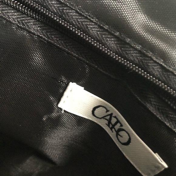 Black Studded Clutch by Cato - Picture 3 of 6